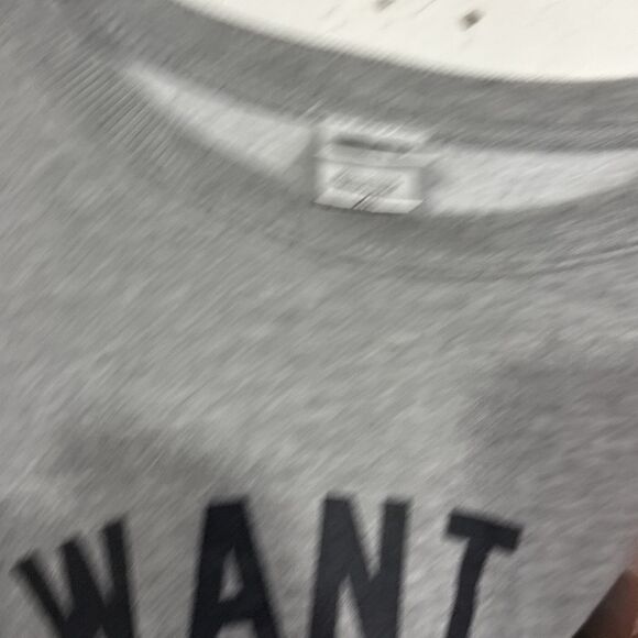 MTV Women’s Gray I Want My MTV Cropped Sweatshirt XL Lace up peek a boo sides - Picture 5 of 6